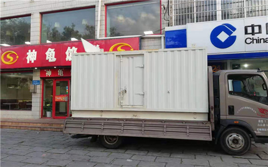 闽清出租发电机施工案例